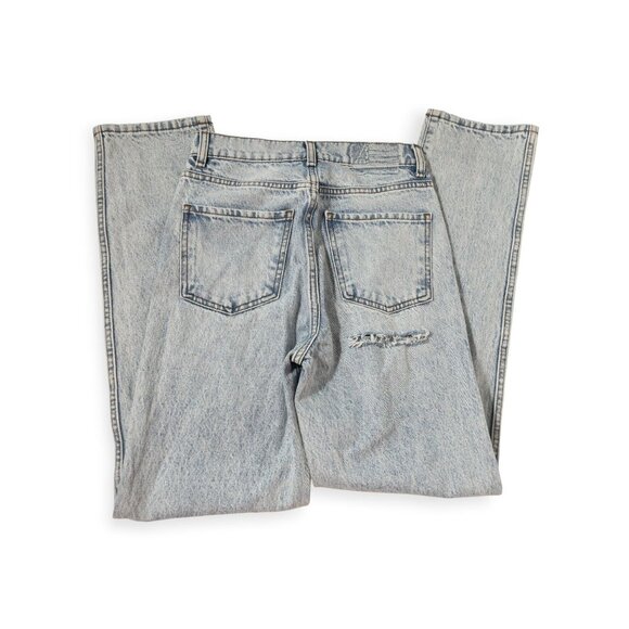Revice Denim Light Wash Distressed Straight-Leg Jeans Size 25 - Picture 2 of 9
